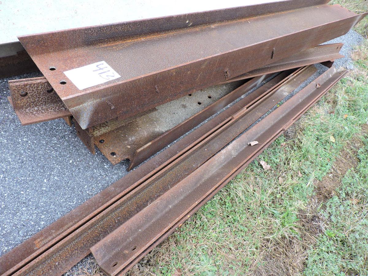 Misc Steel I-Beams  98" Long X 12" X 6" and Bracing