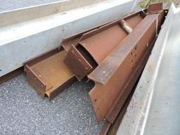 Misc Steel I-Beams  98" Long X 12" X 6" and Bracing