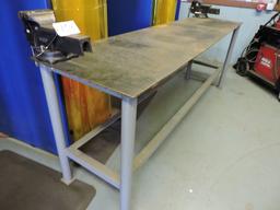Steel HD Work Bench with 2 Bessey Vices