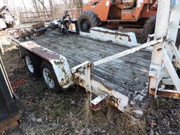 1996 DEANDE Heavy Duty Equipment Trailer