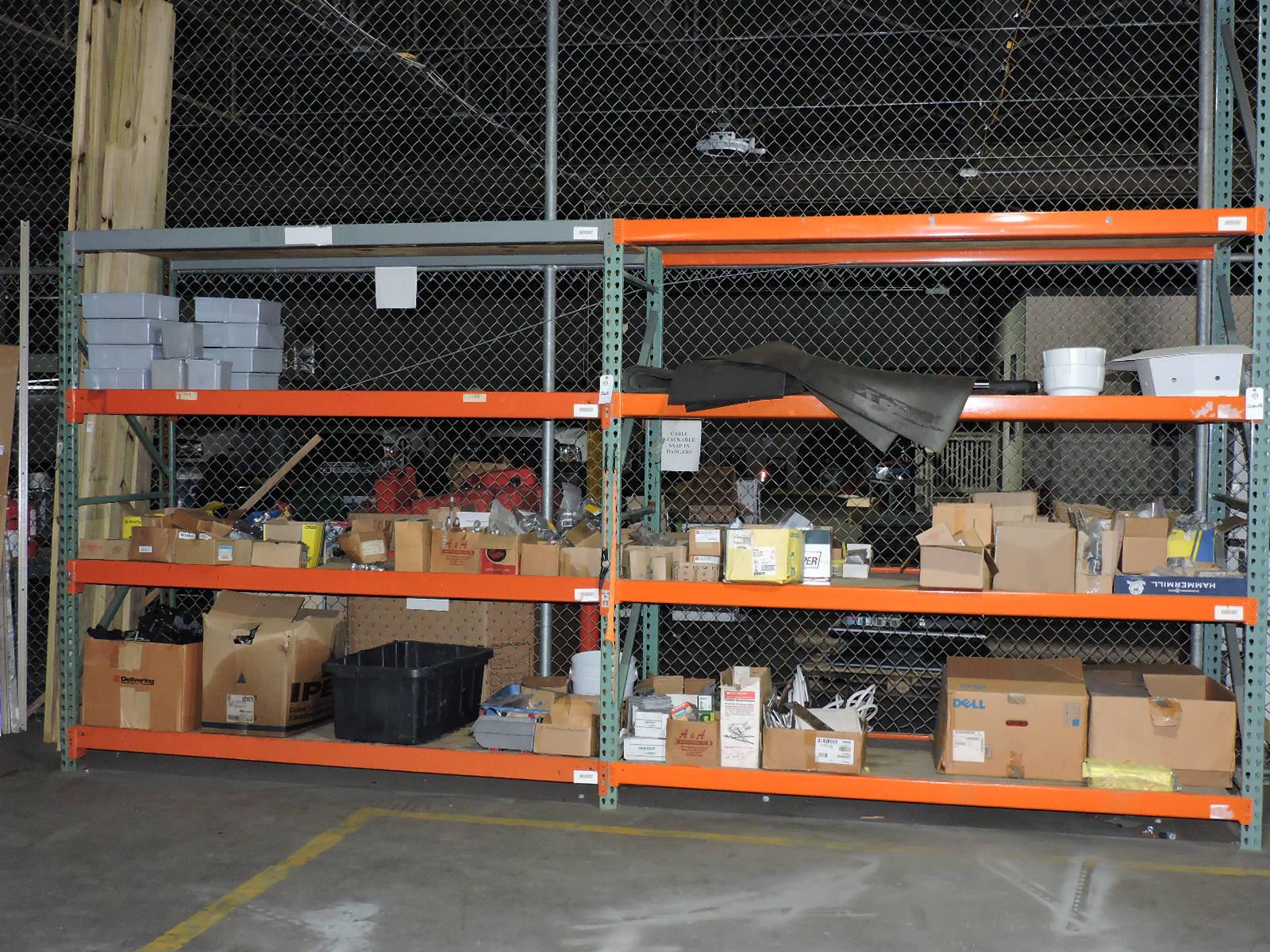Industrial Pallet Racking - 3 Ends and 8 Shelves -- contents NOT included