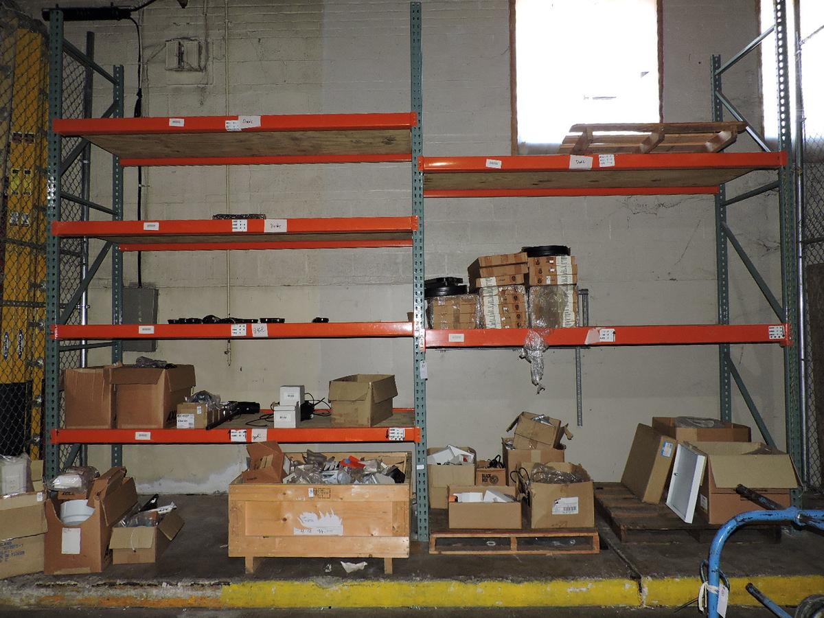 2 Sections of Industrial Pallet Racking - 6 Shelves