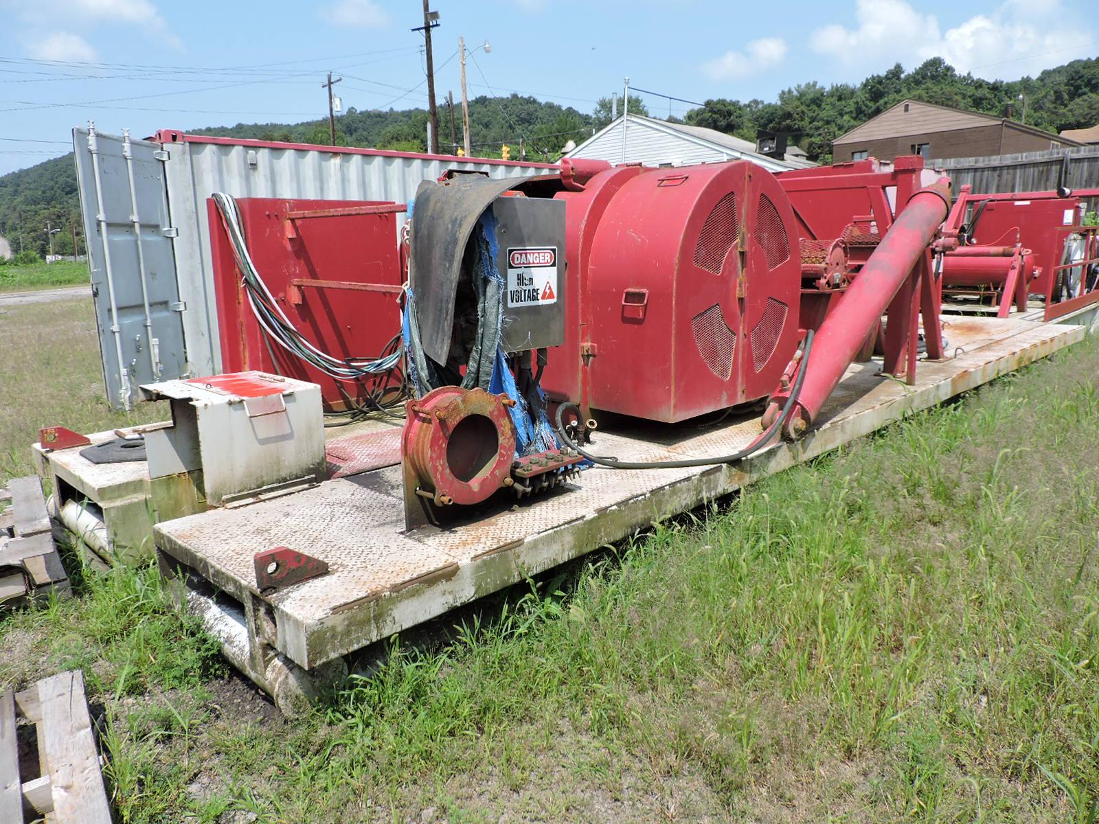 Alta North Drilling Drawworks on Skid – WEG 1000 HP Electric Motor / Tri-Service 850 HP