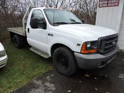 2000 Ford F350 XL Regular Cab Flatbed Pickup - Low Miles