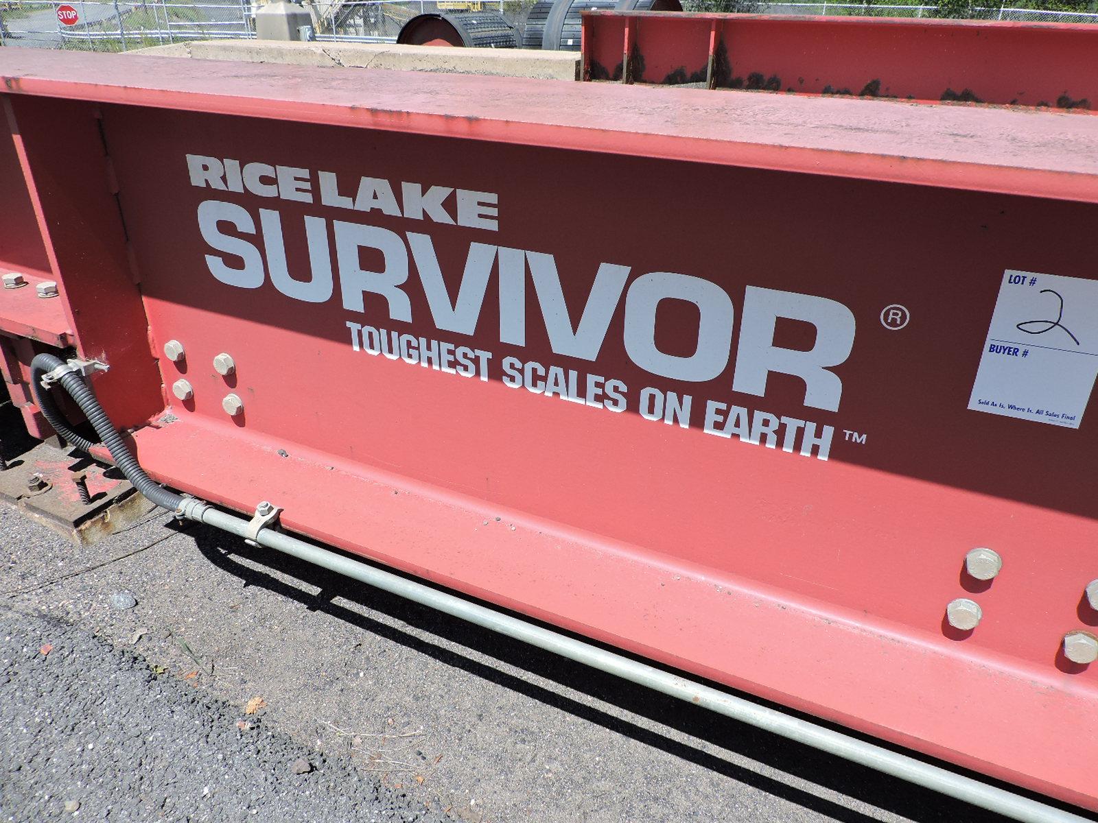 Industrial Truck Scale - Rice Lake Survivor 'SR' - Concrete Deck