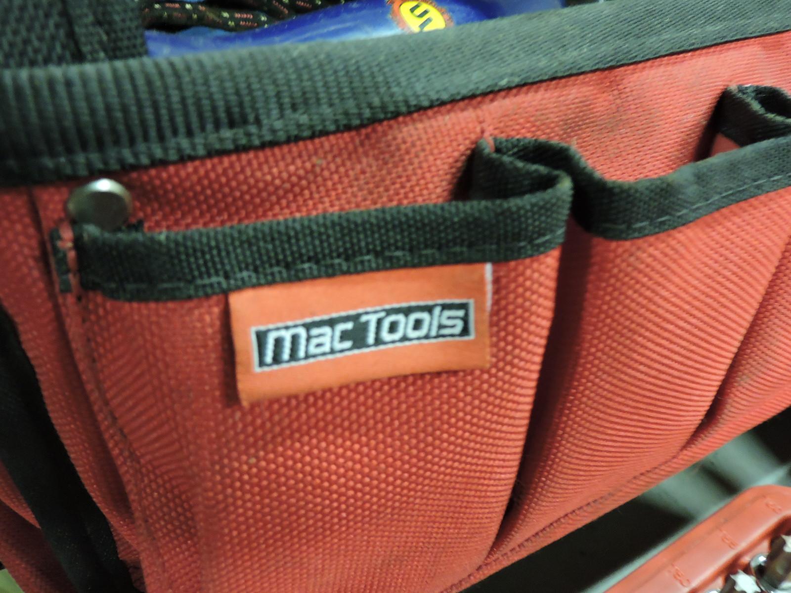 MAC Tools Toolbag with: Wheels, Guard Air Tool, Other Tools