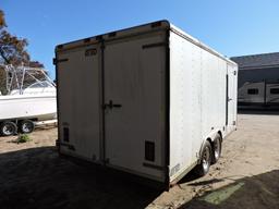 2002 Car Mate Enclosed Cargo Trailer -- 16-Foot -- Note Changes to Description