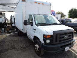 2015 Ford E350 Box Truck with a 14-Foot SUPREME Box - with Approx. 84,000 Miles.