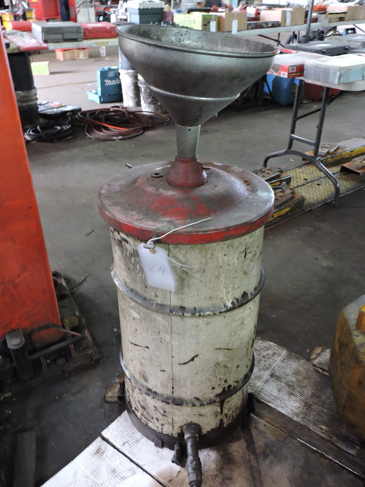 Telescoping Waste Oil (oil change) Drum