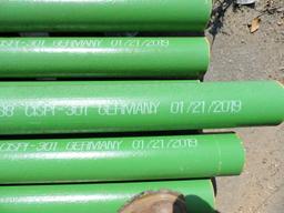 Cast iron HUBLESS Pipe - 10 Ft Length - 3" Diameter -- 18 Pieces