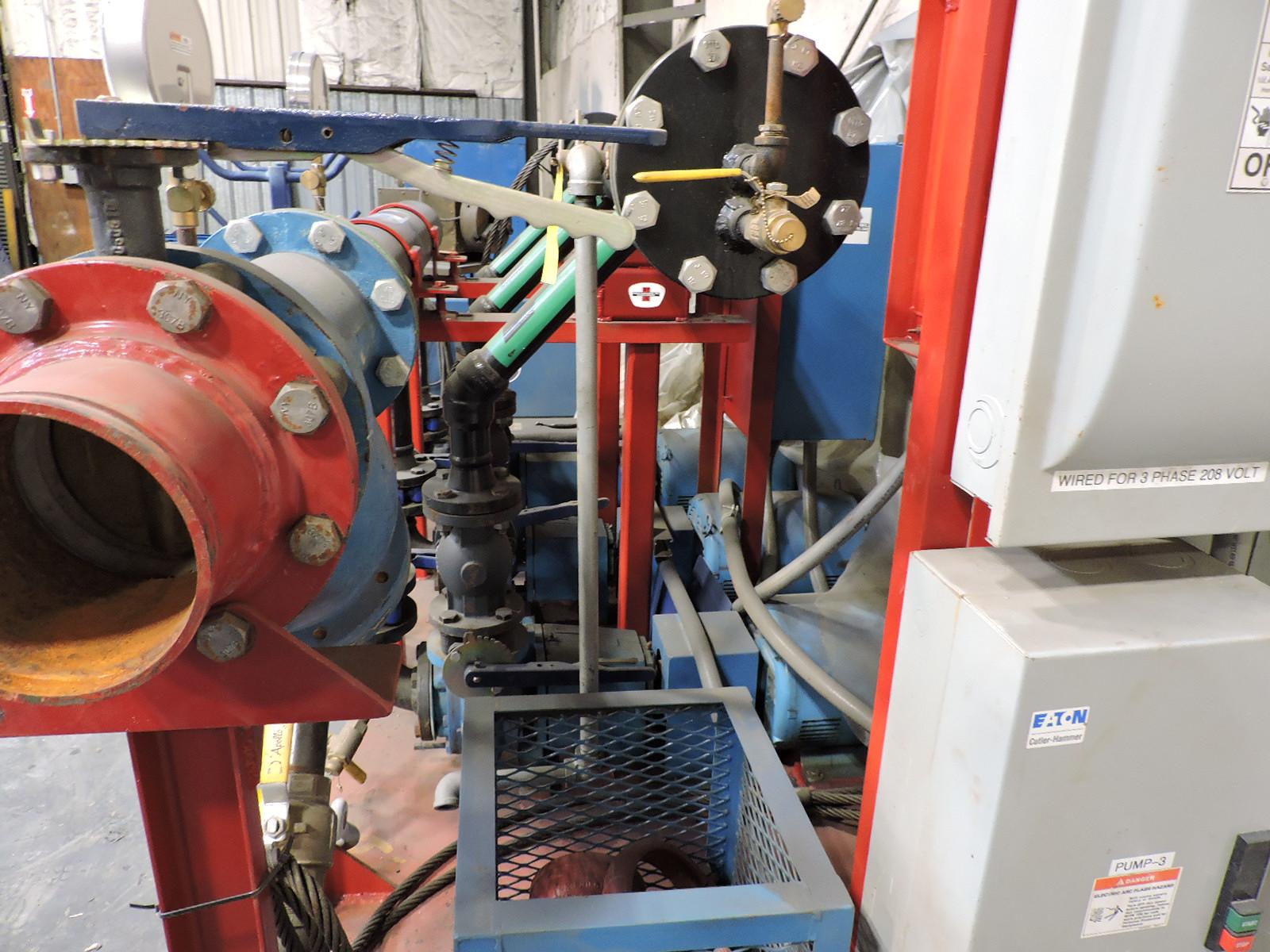 Custom Built Pump Skid for Flushing Piping Systems -- See Photos