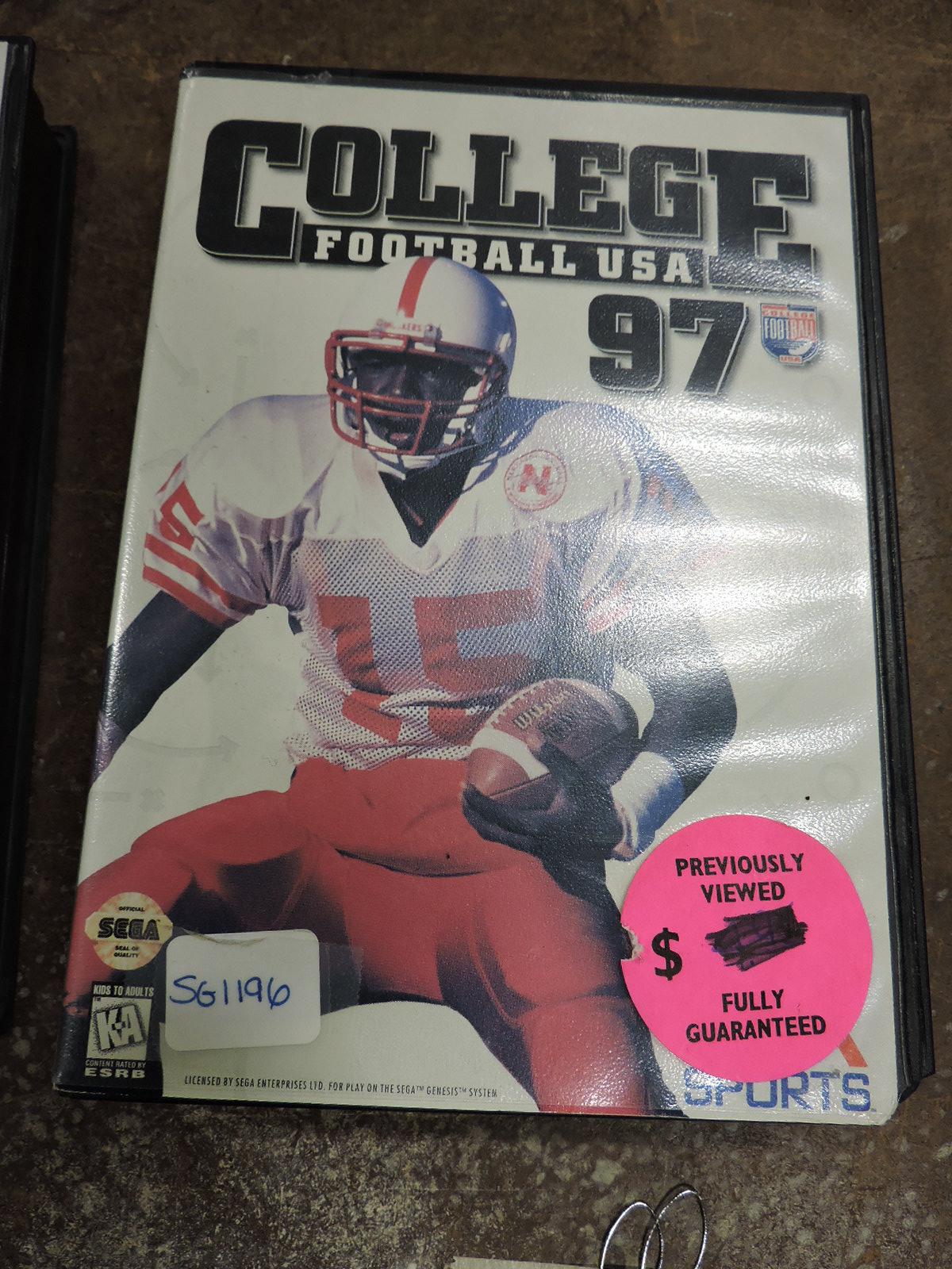 EA SPORTS - College Football USA 97 - SEGA Genesis Game