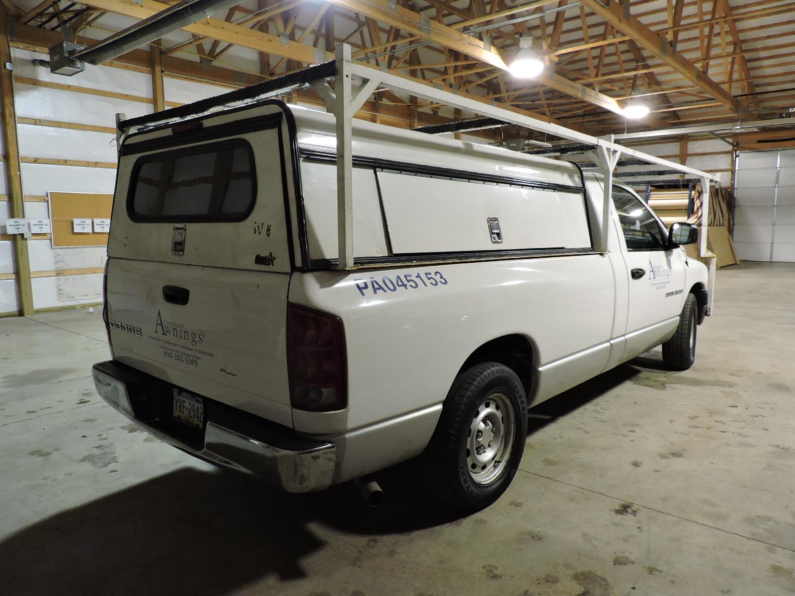 2003 DODGE RAM 1500 Regular Cab Pickup Truck with Steel Work Cap