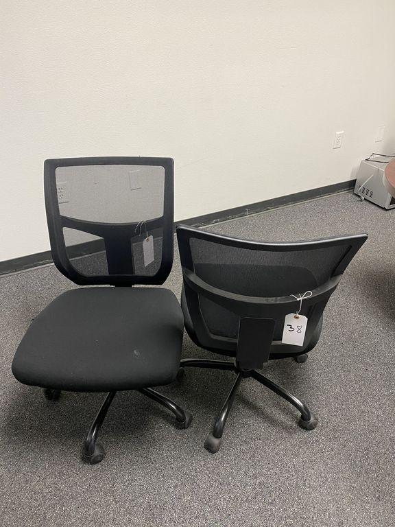 Lot of 2 Rolling Office Chairs