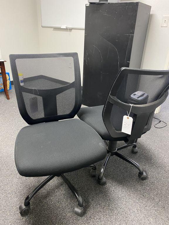 Lot of 2 Rolling Office Chairs