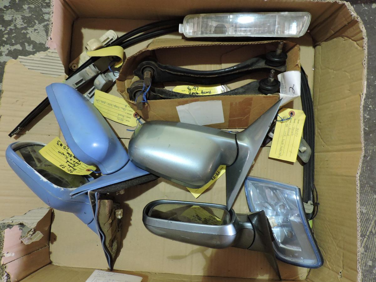 Lot of: Car Mirrors, Lights, 90-97 Honda Rear Arms, Etc?.