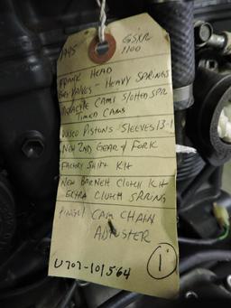 1995 GSXR 1100 Engine - Upgraded - See Description and Last Photo (work receipt)