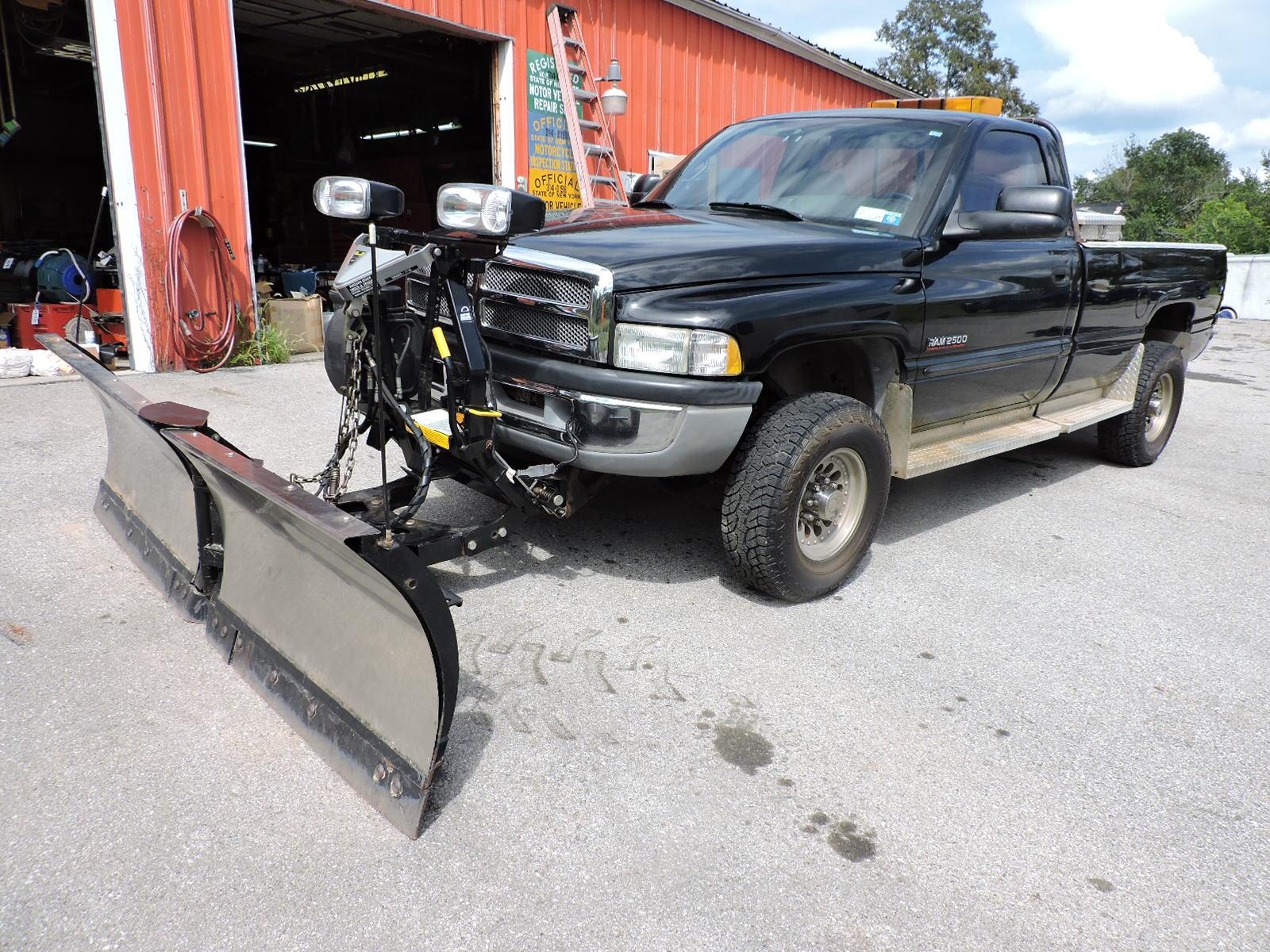 2002 Dodge Ram 2500 Regular Cab 4X4 Pickup with Cummins & Plow