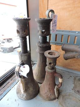 Lot of 3 Vintage Jack Stands