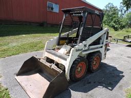 1989 Melroe BOBCAT 542B Skid Steer - with Bucket -- 654 Original Hours