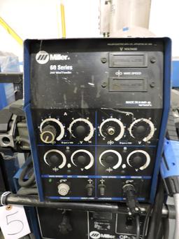 MILLER CP-300 ARC Welding Power Source with 60 Series 24V Wire Feeder
