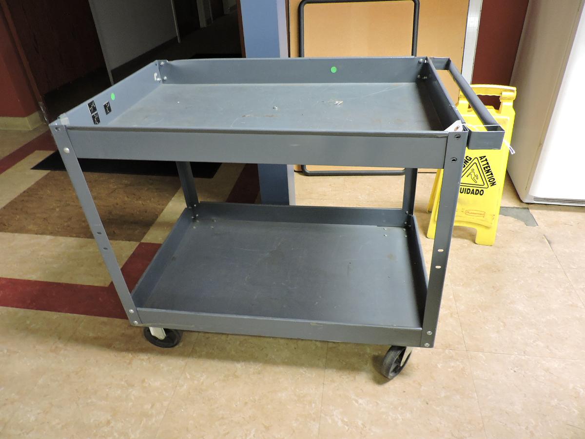 2-Lever Warehouse Cart / Steel -- 40" X 24" X 32" Tall