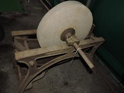 HOPPEN 19" Grinding Wheel - Dated: January 7th, 1879