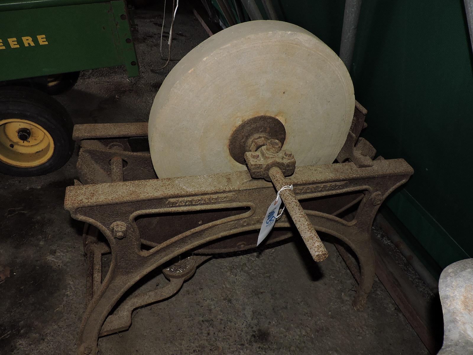 HOPPEN 19" Grinding Wheel - Dated: January 7th, 1879