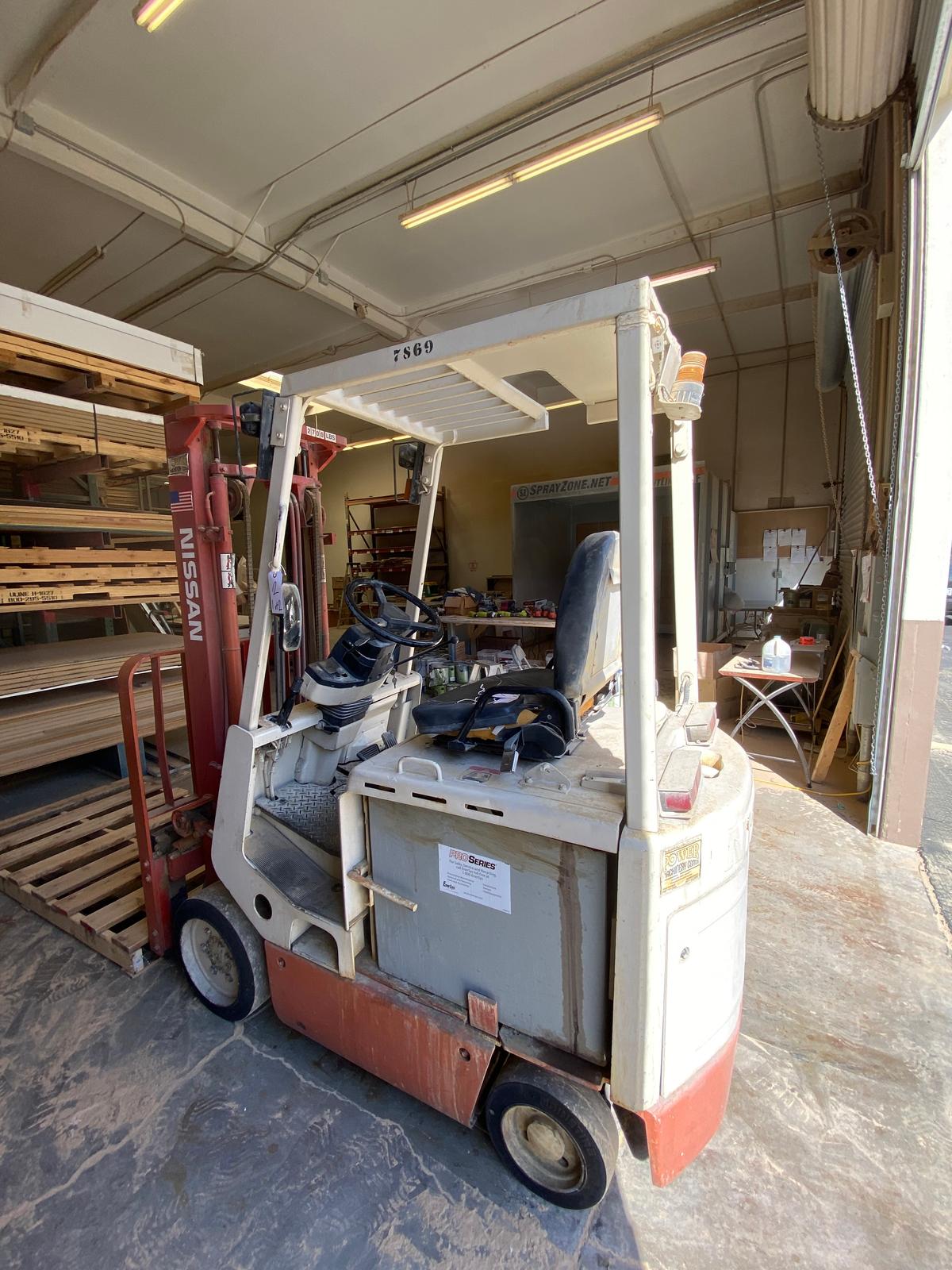 Nissan Forklift - Electric - Fully Functional - with Charger