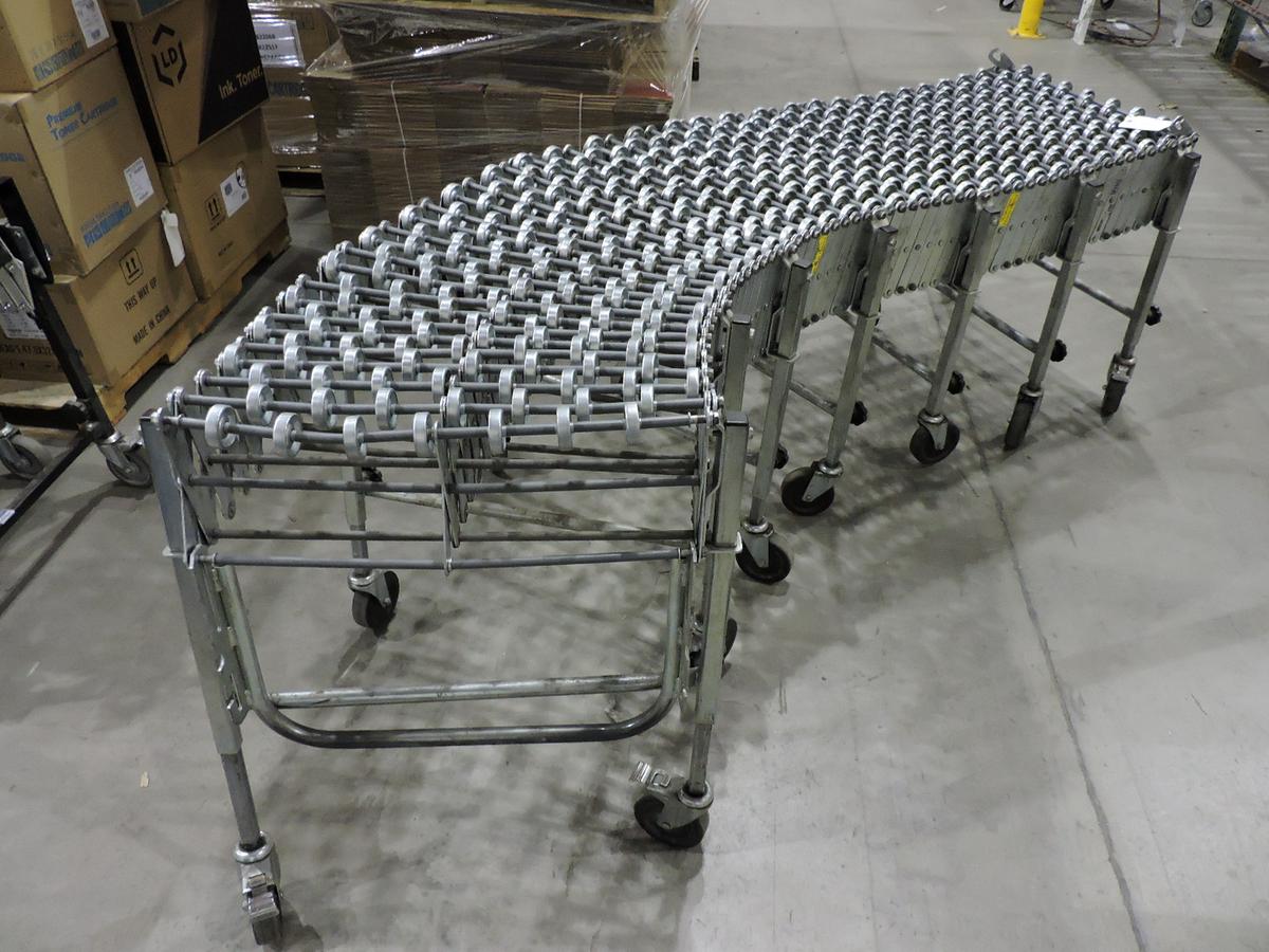 NESTAFLEX 226 Modular Folding Conveyor System on Rollers - by FHM Conveyors