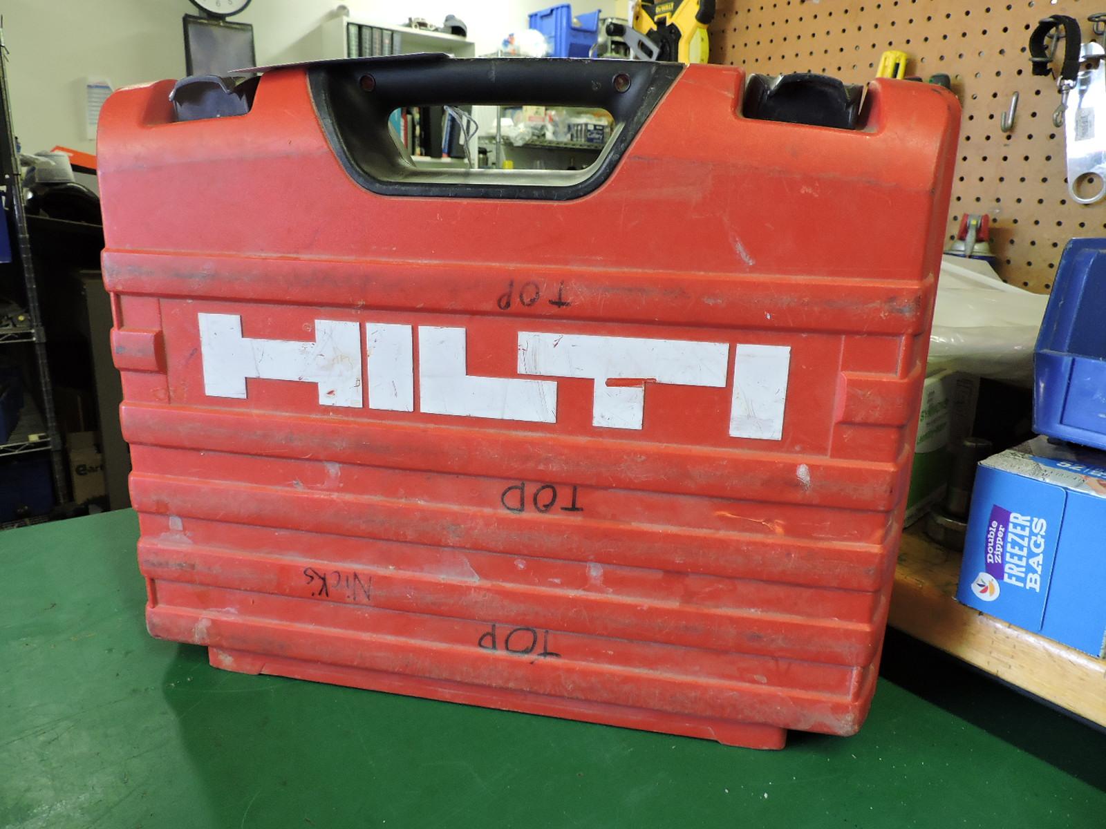 HILTI Brand - TE 4-18 Cordless Rotary Hammer Drill - with Bits and Case