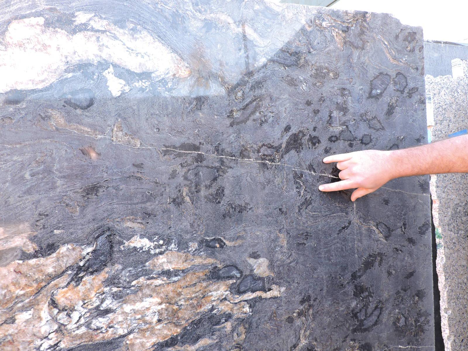 2/3's FULL SLAB of SATURNIA GRANITE