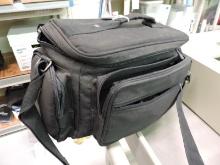 Camera Bag with Camera Parts and Accessories