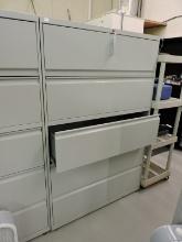 5-Drawer Lateral File Cabinet / 42" Wide X 65" Tall X 18" Deep