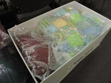 Box of Pillows, Sheets and Quilts -- see photo