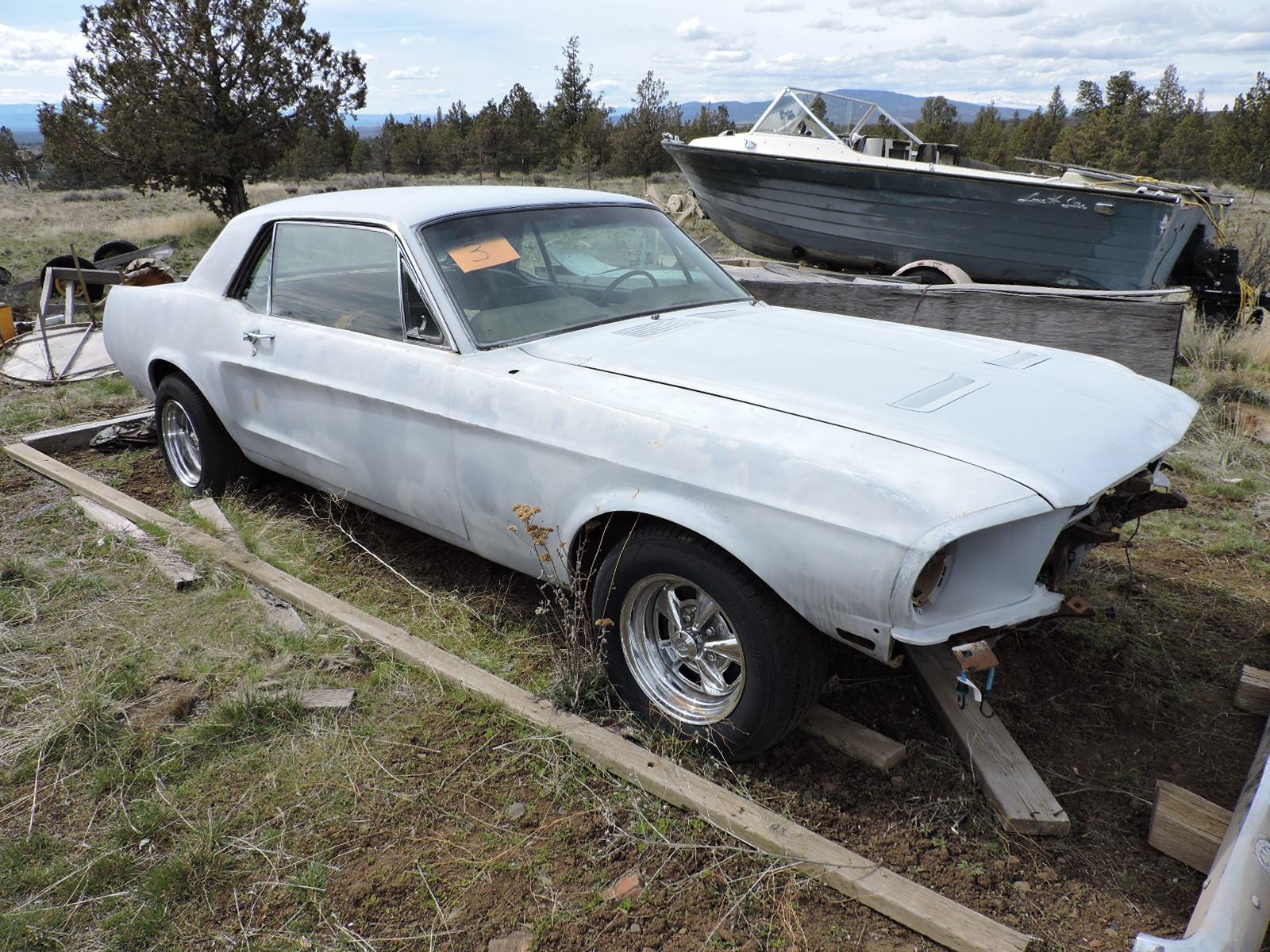 1968 Ford Mustang Coupe - V8, 3-Speed Manual