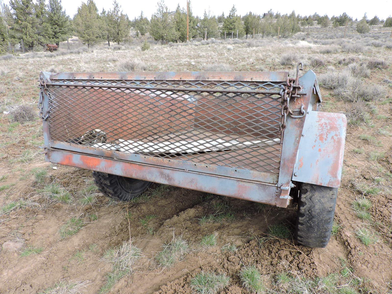 Former Military Single-Axle Off-Road Cargo / Utility Trailer