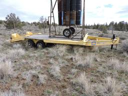 1977 Eager Beaver Brand HD Tandem-Axle Equipment Trailer