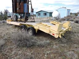 1977 Eager Beaver Brand HD Tandem-Axle Equipment Trailer