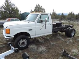 1991 Ford Regular Cab F-Super Duty (essentially an F450 by Springs and Brakes)