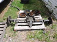 REAR END - 1969 Chevelle, Housing & Brakes, Needs Gears, Used, Original