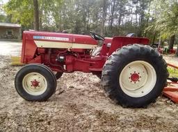 *sold!!* 444 International tractor w/brush hog mower