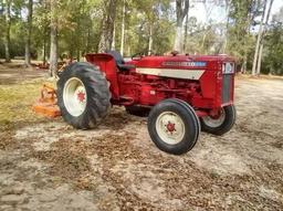 *sold!!* 444 International tractor w/brush hog mower