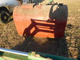 *NOT SOLD* OIL OR FUEL TANK w/ HAND PUMP