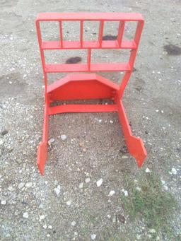 ORANGE FRONT TRACTOR BUMPER