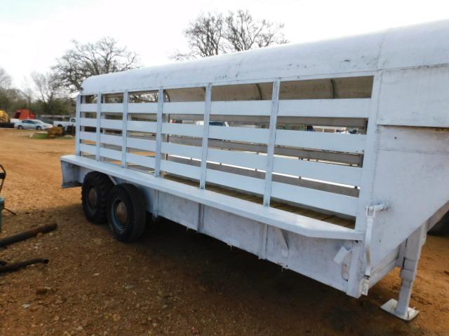 *NOT SOLD*GOOSENECK CATTLE TRAILER