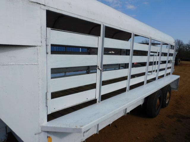 *NOT SOLD*GOOSENECK CATTLE TRAILER