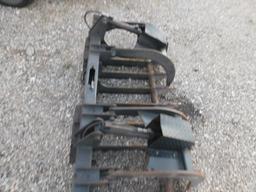 *NOT SOLD*FT HD SKID STEER GRAPPLE/ USED