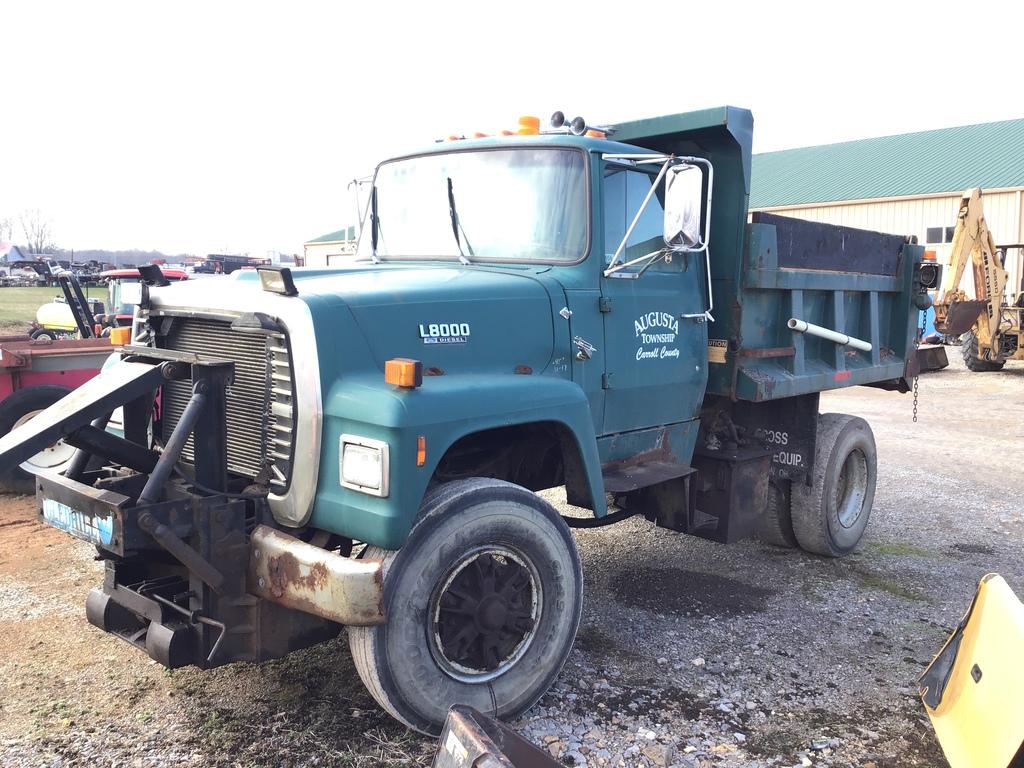 1990 FORD DUMP TRUCK/ DIESEL