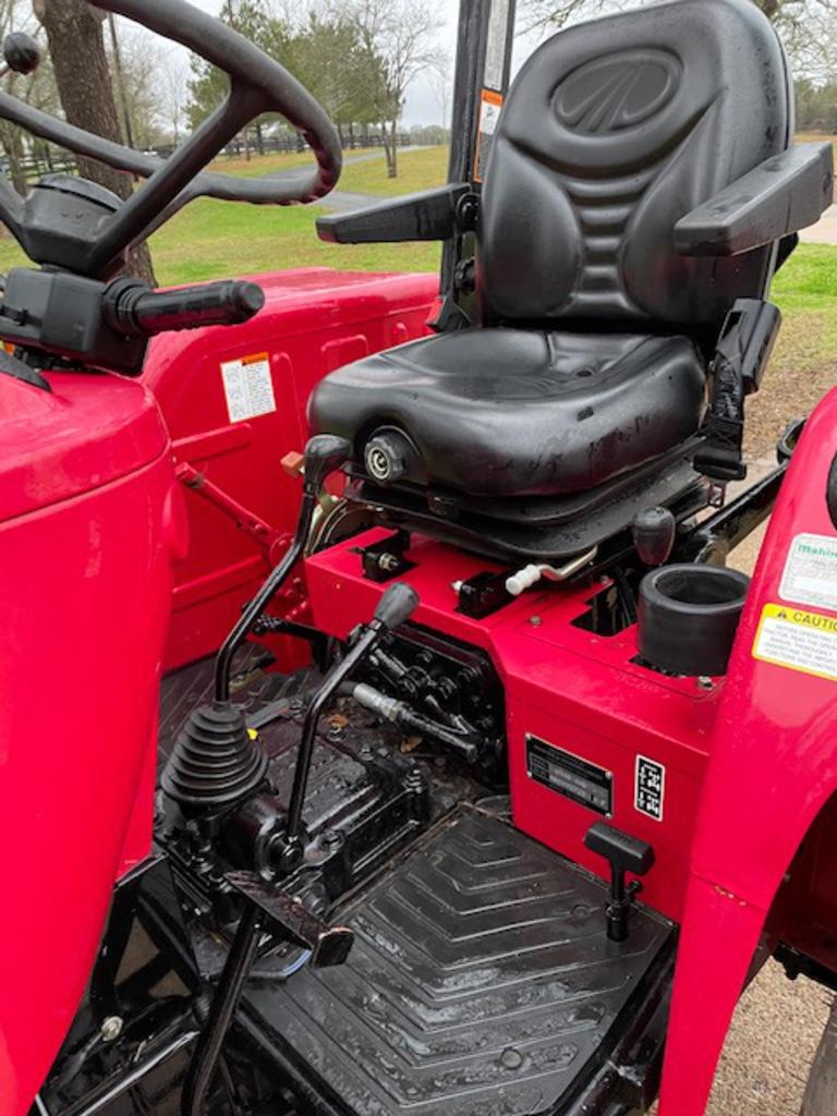 *NOT SOLD* MAHINDRA 4540 4X4 DIESEL TRACTOR WITH MAHINDRA 6'  SHREDDER 61.3 HOURS